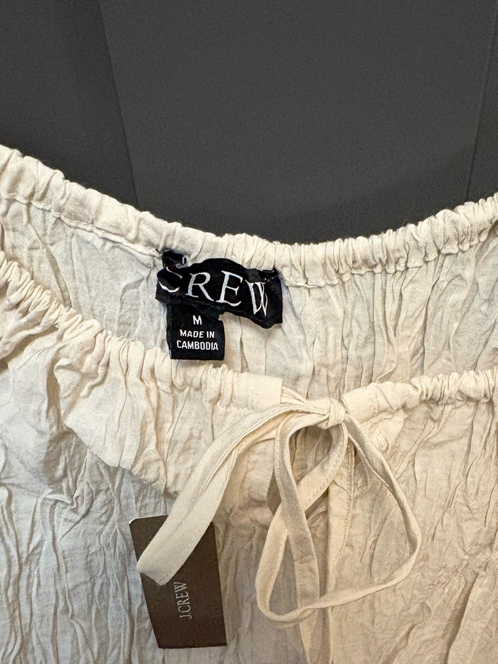 J. CREW Crinkled Crop Tank Top - Picture 5 of 5